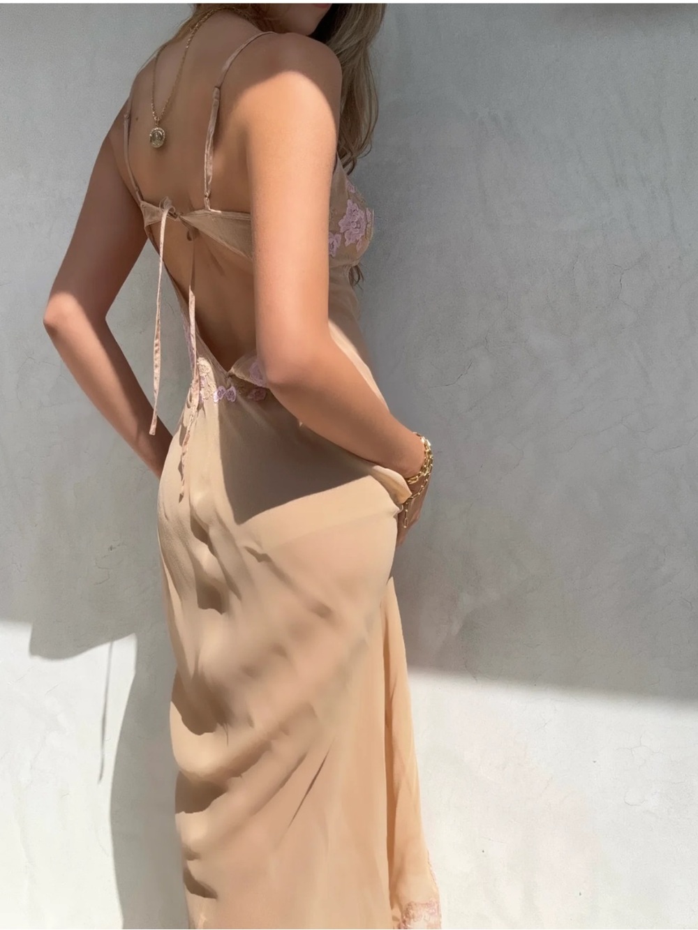 Victoria’s Secret 1990’s Y2K Uptown Girls Brittany Murphy 100% silk slip dress - Picture 2 of 11